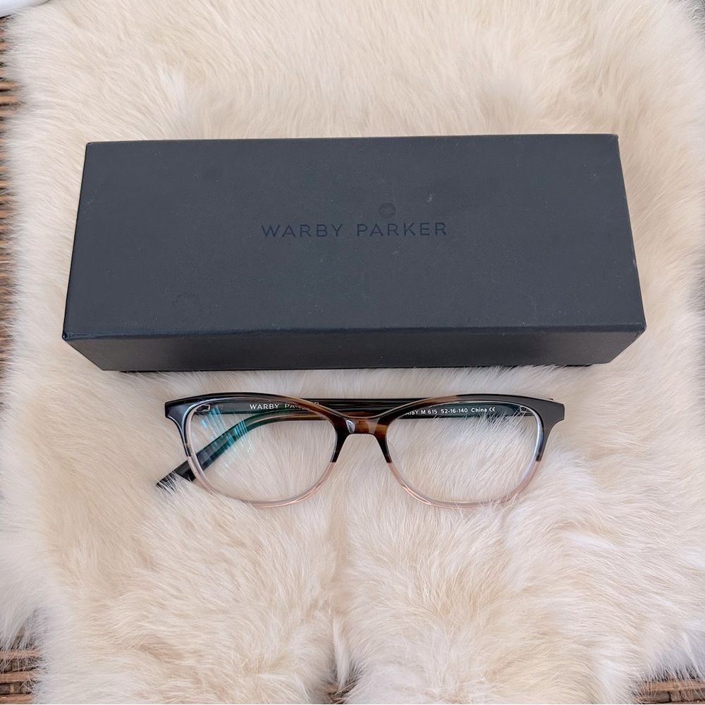 Warby Parker ‘Daisy’ Tea Rose Fade Glasses — Medium Width
